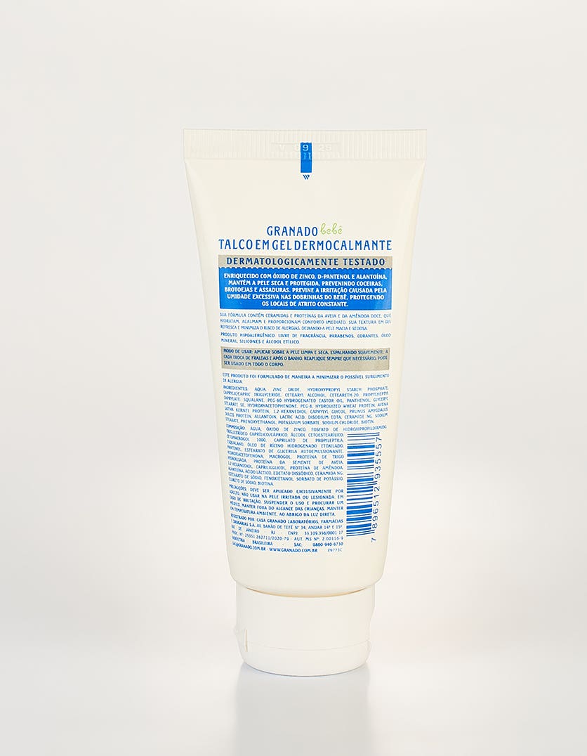 Talco em Gel Dermocalmante Bebê Peles Sensíveis 80g - Imagem 4
