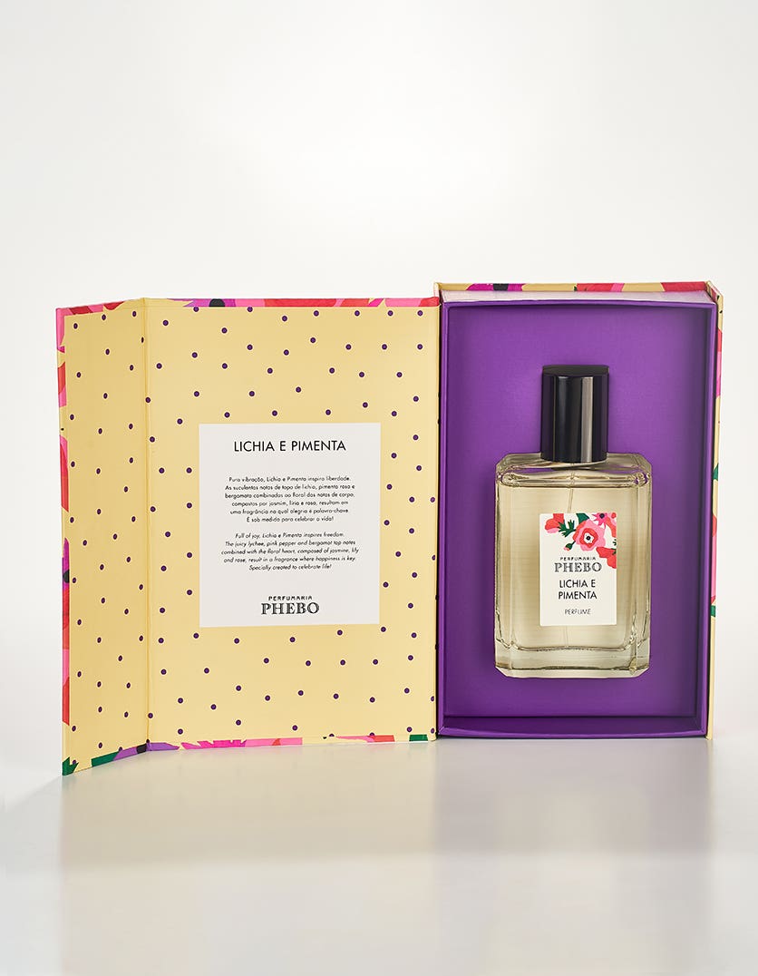 Perfume Phebo Lichia & Pimenta 100ml - Imagem 4