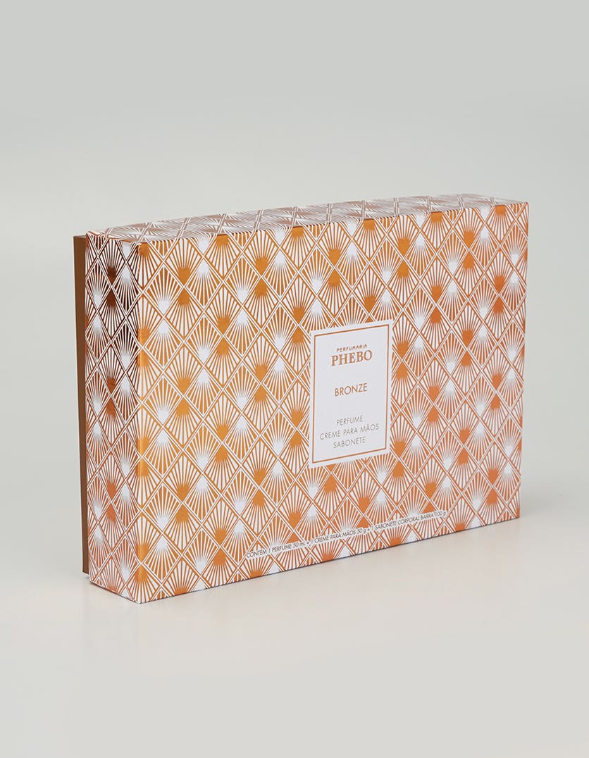 Kit Perfume + creme mãos + sabonete em barra Bronze - Imagem 4