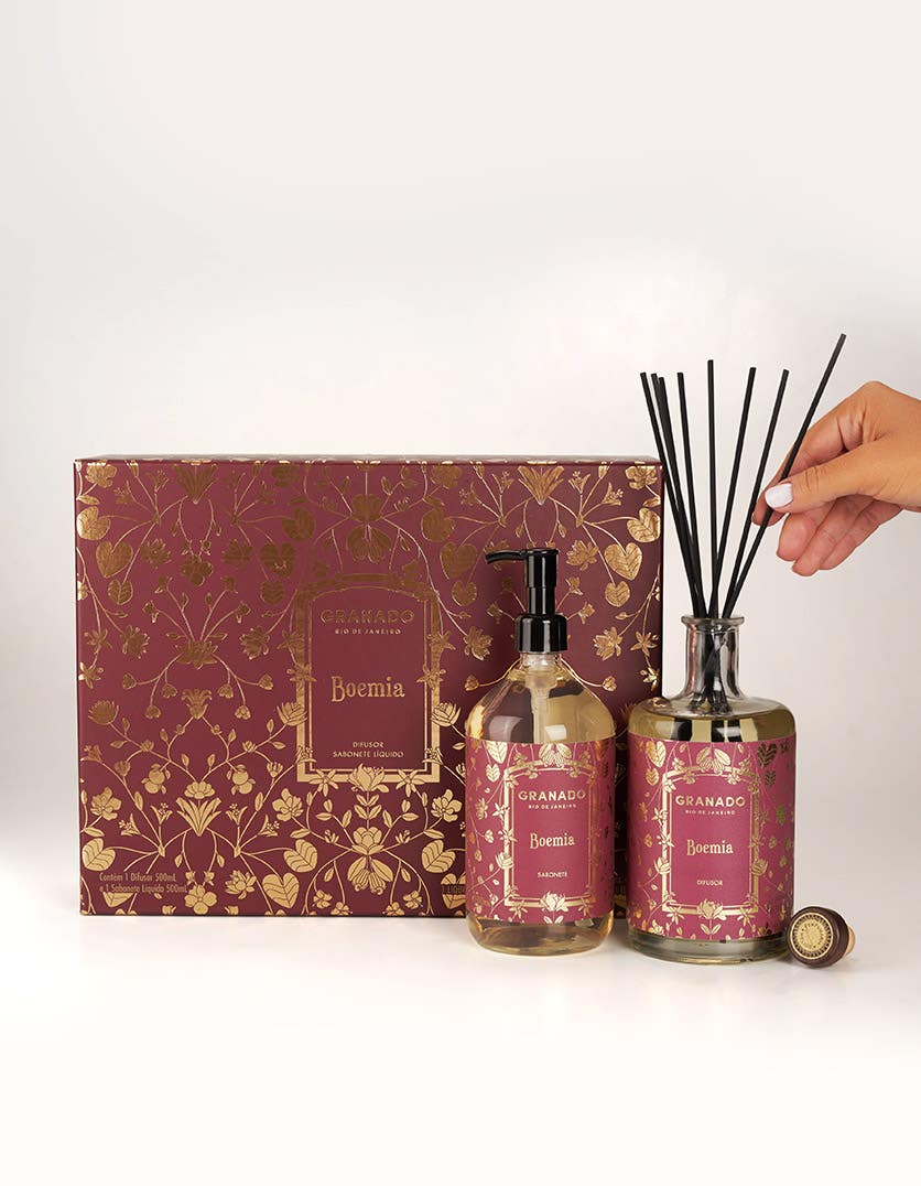 Kit Sabonete Líquido & Difusor de Ambiente Boemia - Imagem 3