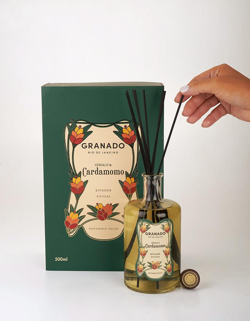 Difusor de Ambientes Sândalo & Cardamomo 500ml - Imagem 3