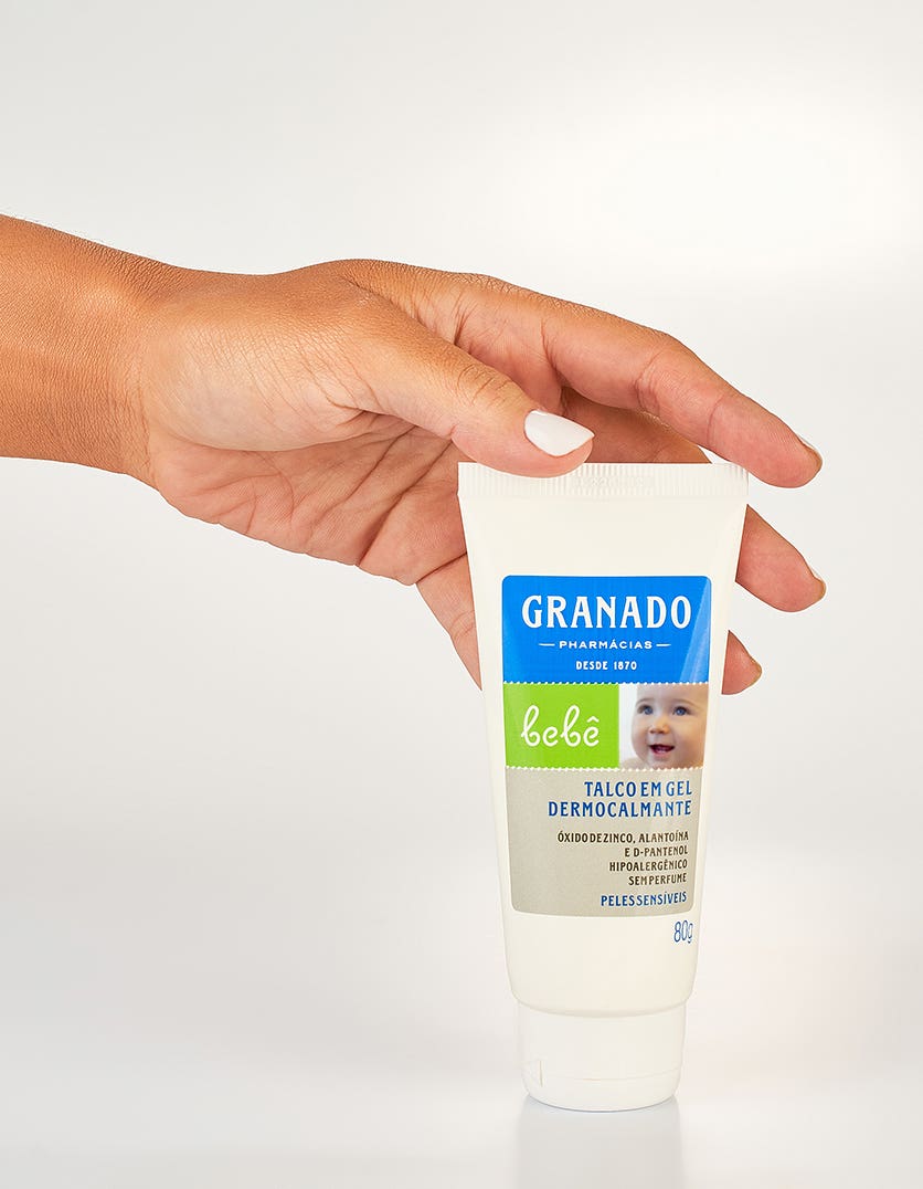 Talco em Gel Dermocalmante Bebê Peles Sensíveis 80g - Imagem 3